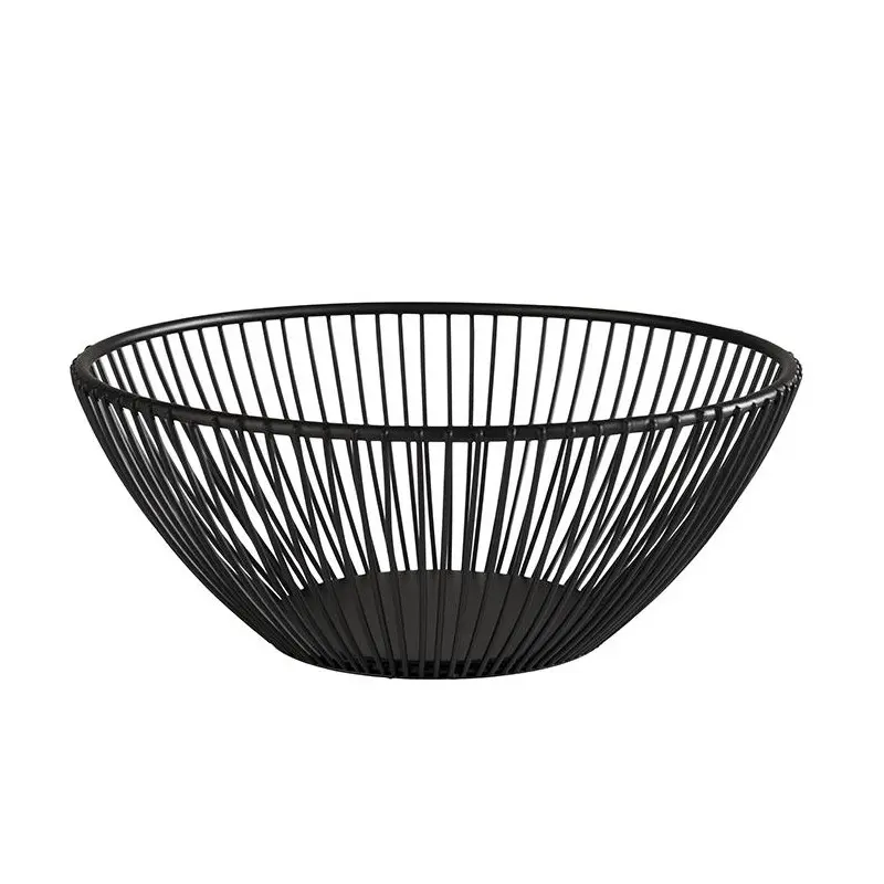 APS Basket 7-7/8" dia. round black metal stackable Svart APS Basket 7-7/8" dia. round black metal stackable Svart