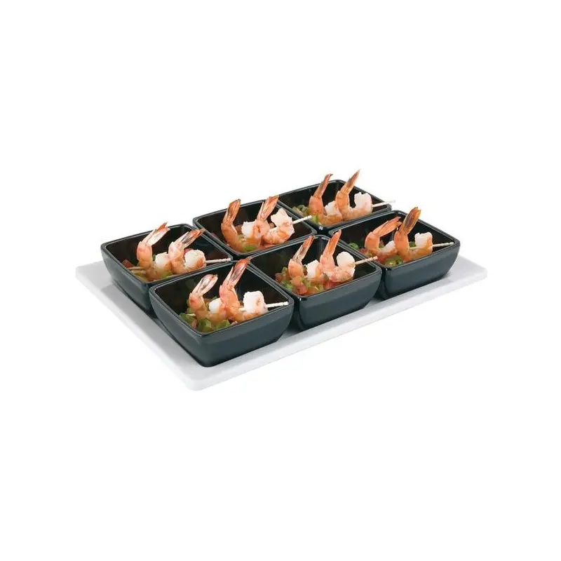 APS Tray 11.875" x 8.375" x 1.25" H melamine white Pure - Case of 5
