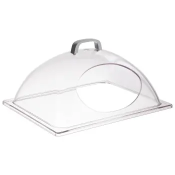 APS Cover Gastronorm 1/2 13.25" x 10.875" x 6.75" H SAN clear