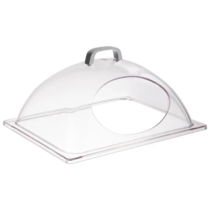 APS Cover Gastronorm 1/2 13.25" x 10.875" x 6.75" H SAN clear APS Cover Gastronorm 1/2 13.25" x 10.875" x 6.75" H SAN clear
