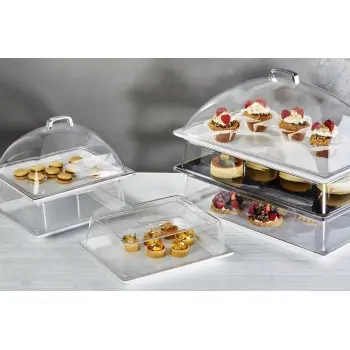 APS Cover Gastronorm 1/2 12.875" x 10.5" x 3.75" H polycarbonate clear