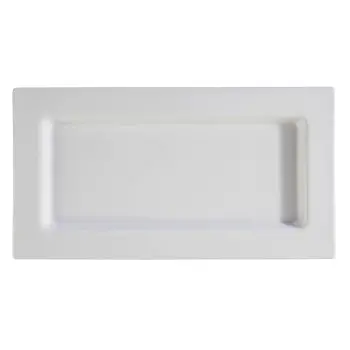 APS Tray Gastronorm 1/3 12.875" x 7" x 0.875" H porcelain white Frames - Case of 16