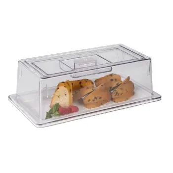 APS Cover Gastronorm 1/3 12.875" x 7" x 4.25" H polycarbonate clear