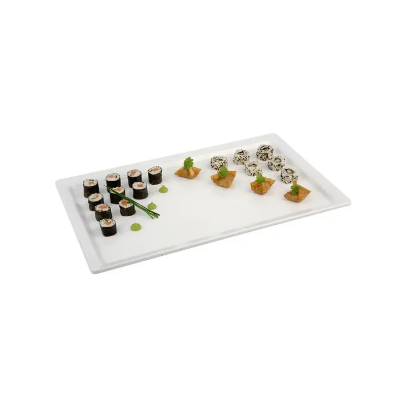 APS Tray Gastronorm 1/1 20.875" x 12.875" x 1.25" H melamine white Pure - Case of 4