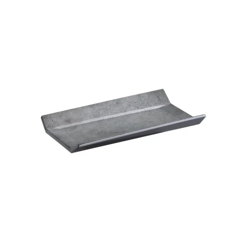 APS Tray Gastronorm 1/3 12.875" x 7" x 1.5" H melamine dark patterned concrete Element - Case of 6 APS Tray Gastronorm 1/3 12.875" x 7" x 1.5" H melamine dark patterned concrete Element - Case of 6