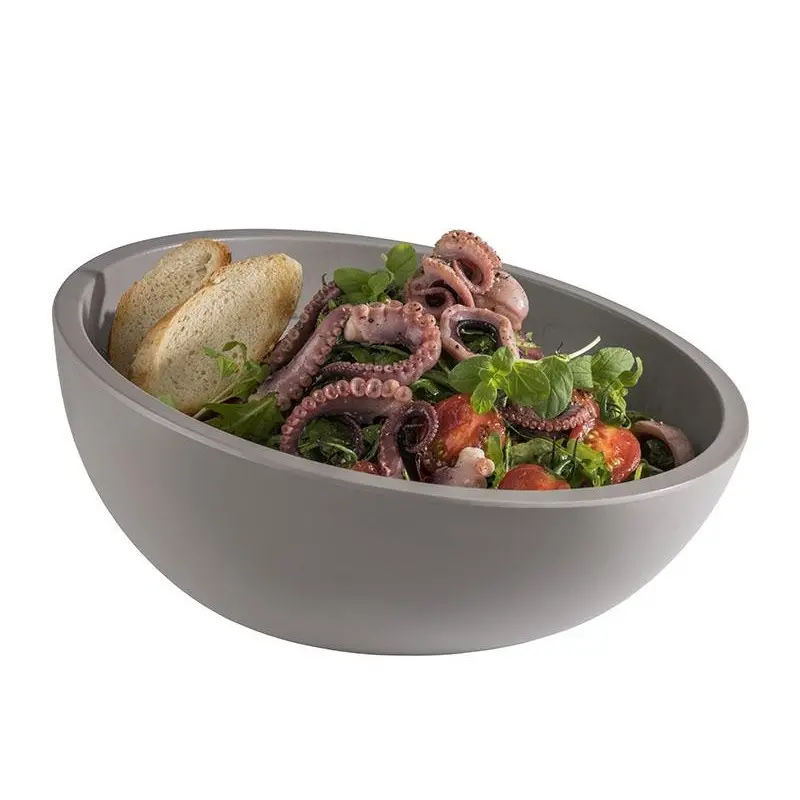 APS Bowl 77.875 oz. melamine concrete look Element - Case of 2