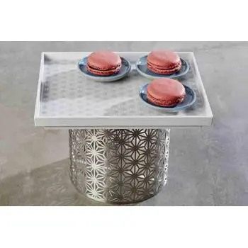 APS Tray Gastronorm 1/2 12.875" x 10.5" x 1.25" H melamine white Asia Plus