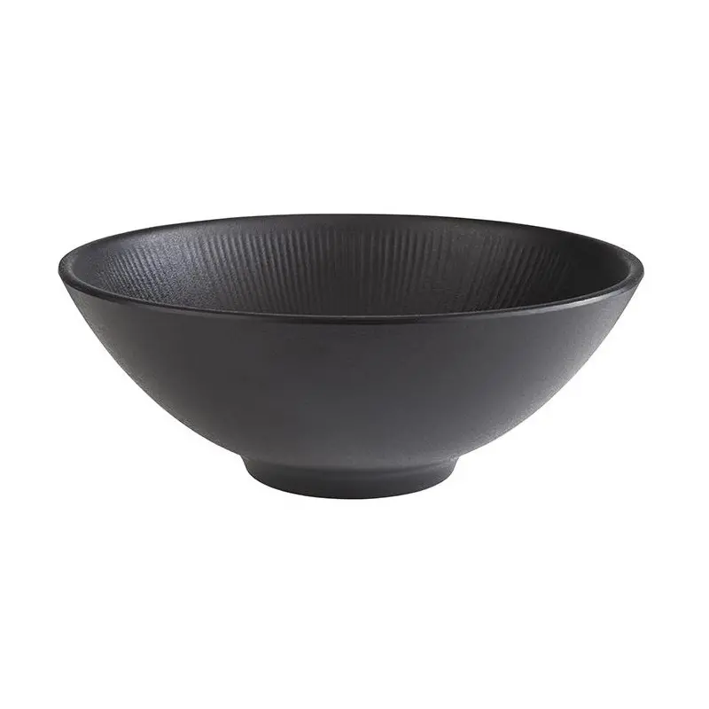 APS Nero Bowl 57 oz. melamine black - Case of 6 APS Nero Bowl 57 oz. melamine black - Case of 6