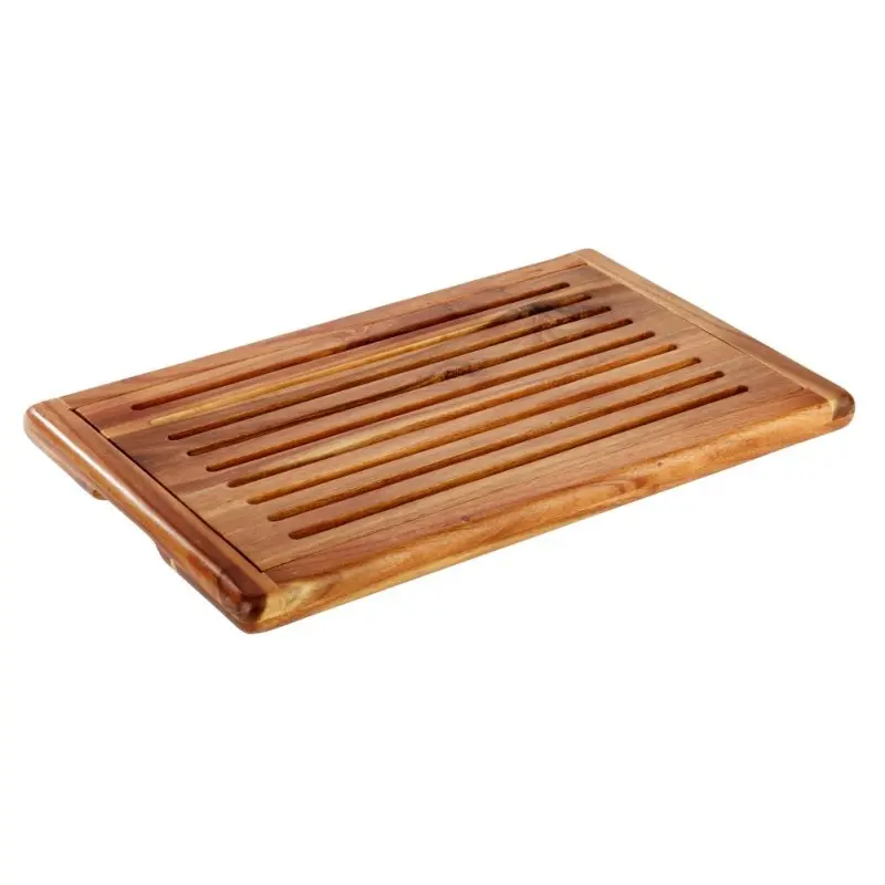 APS Bread Station Cutting Board 20.875" x 12.875" x 1" acacia caramel Akazia - Case of 6