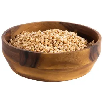 APS Bowl 101 oz. 10.625" diameter x 3.375" height round wood Acacia - Case of 12