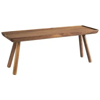 APS Buffet Stand Gastronorm 2/4 20.875" x 6.375" x 7.875" H acacia