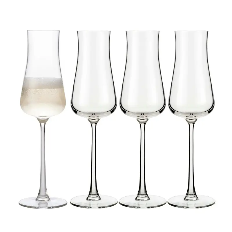 Libbey Virtuoso Flute Glass 8 oz. glass HD2 Rim & Foot - Case of 12 Libbey Virtuoso Flute Glass 8 oz. glass HD2 Rim & Foot - Case of 12