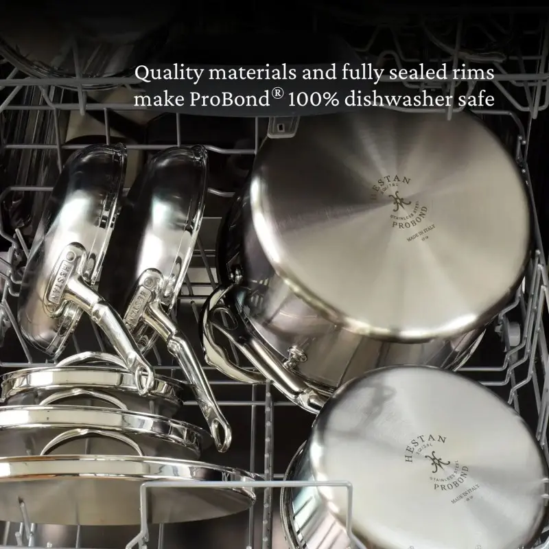 Hestan 3.0qt Covered Soup Pot (20cm) - Set of 2