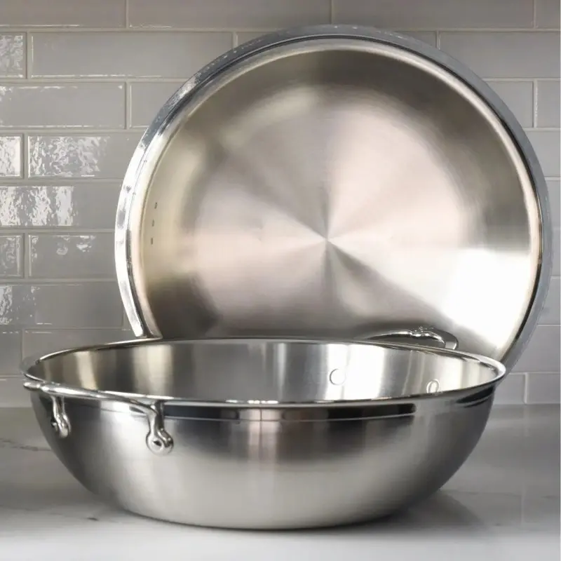 Hestan 7.5qt - 14" Covered Wok (36cm) - Set of 2