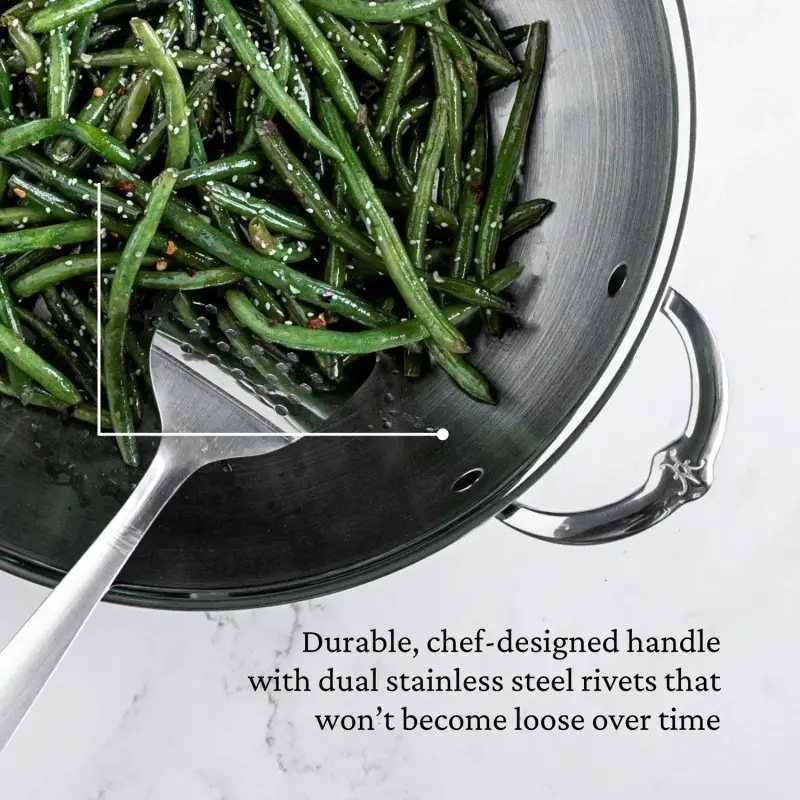 Hestan 7.5qt - 14" Covered Wok (36cm) - Set of 2