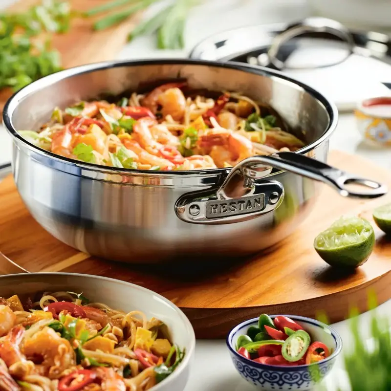 Hestan 3.5qt Covered Essential Pan (24cm) - Set of 2
