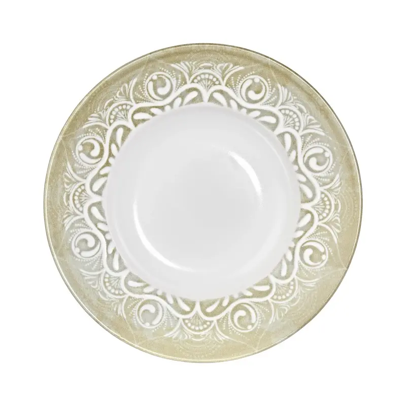 Porline Atelier Purity Light Collection Pasta Plate 26 cm - Set of 6