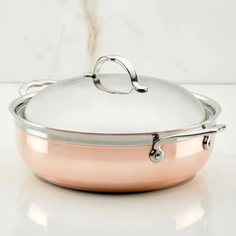 Hestan 5.0qt Dutch Oven w/Dome Lid (28cm) - Set of 2 Hestan 5.0qt Dutch Oven w/Dome Lid (28cm) - Set of 2