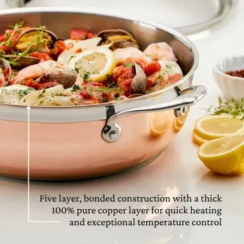 Hestan 5.0qt Dutch Oven w/Dome Lid (28cm) - Set of 2