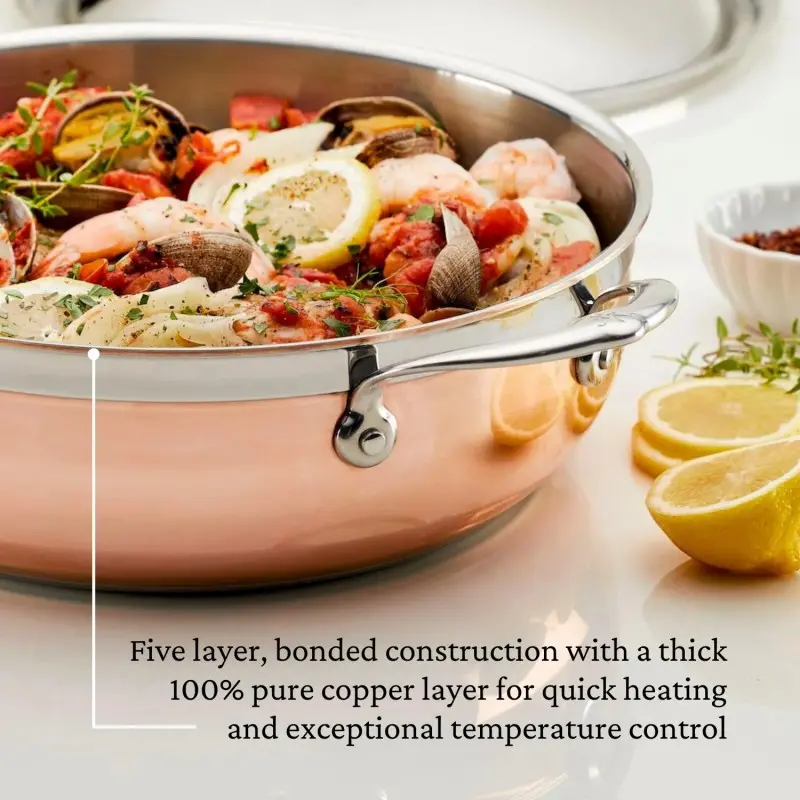 Hestan 5.0qt Dutch Oven w/Dome Lid (28cm) - Set of 2 Hestan 5.0qt Dutch Oven w/Dome Lid (28cm) - Set of 2