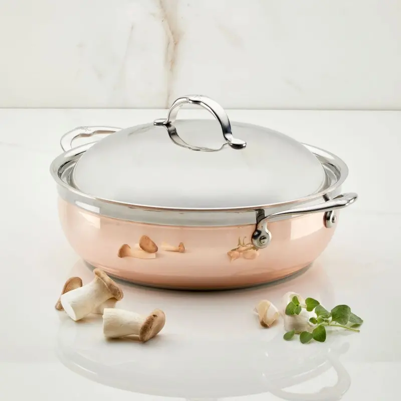 Hestan 5.0qt Dutch Oven w/Dome Lid (28cm) - Set of 2 Hestan 5.0qt Dutch Oven w/Dome Lid (28cm) - Set of 2