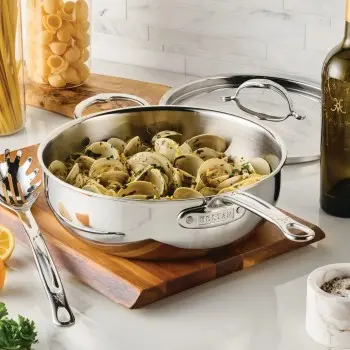 Hestan 5qt Covered Essential Pan (28cm) w/HH - Set of 2