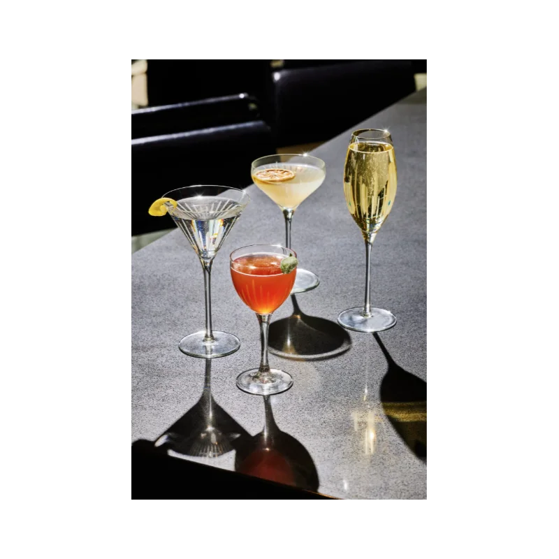 Reserve by Libbey Flute Glass 8-3/4 oz. clear Gastronorm - Case of 12