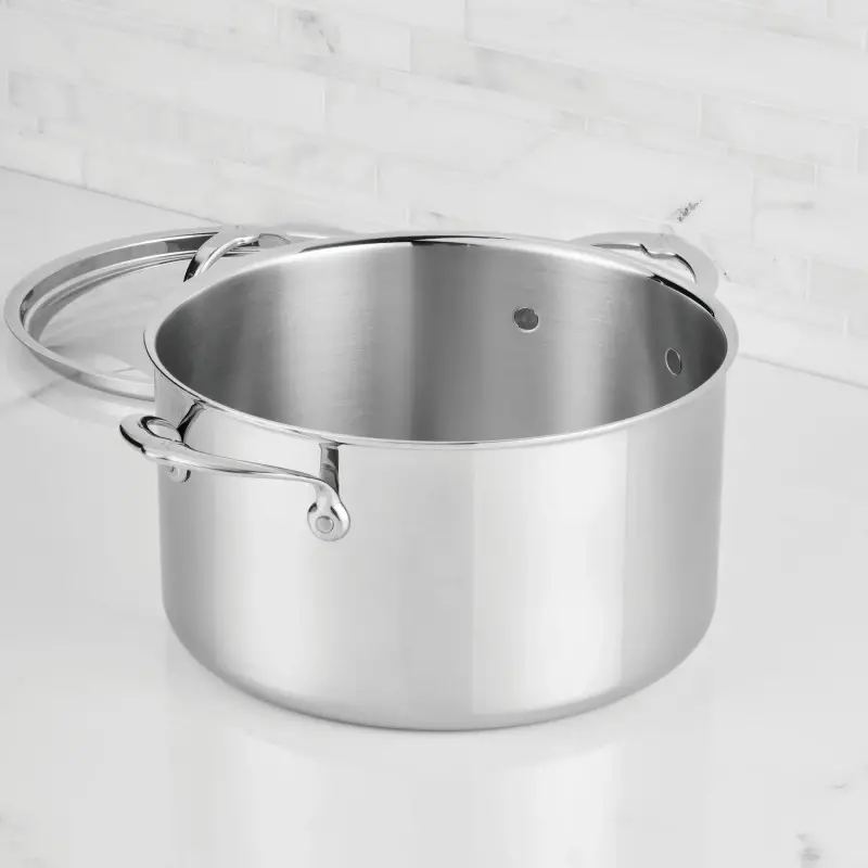 Hestan 6qt Covered Stock Pot (24cm) - Set of 2 Hestan 6qt Covered Stock Pot (24cm) - Set of 2