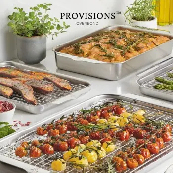 Hestan OvenBond Half Sheet Pan 13"x18" - Set of 2