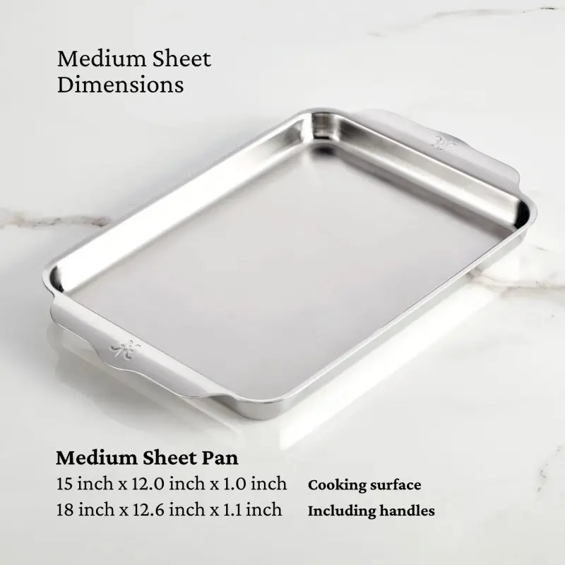 Hestan OvenBond Medium Sheet Pan 12"x15" - Set of 2 Hestan OvenBond Medium Sheet Pan 12"x15" - Set of 2