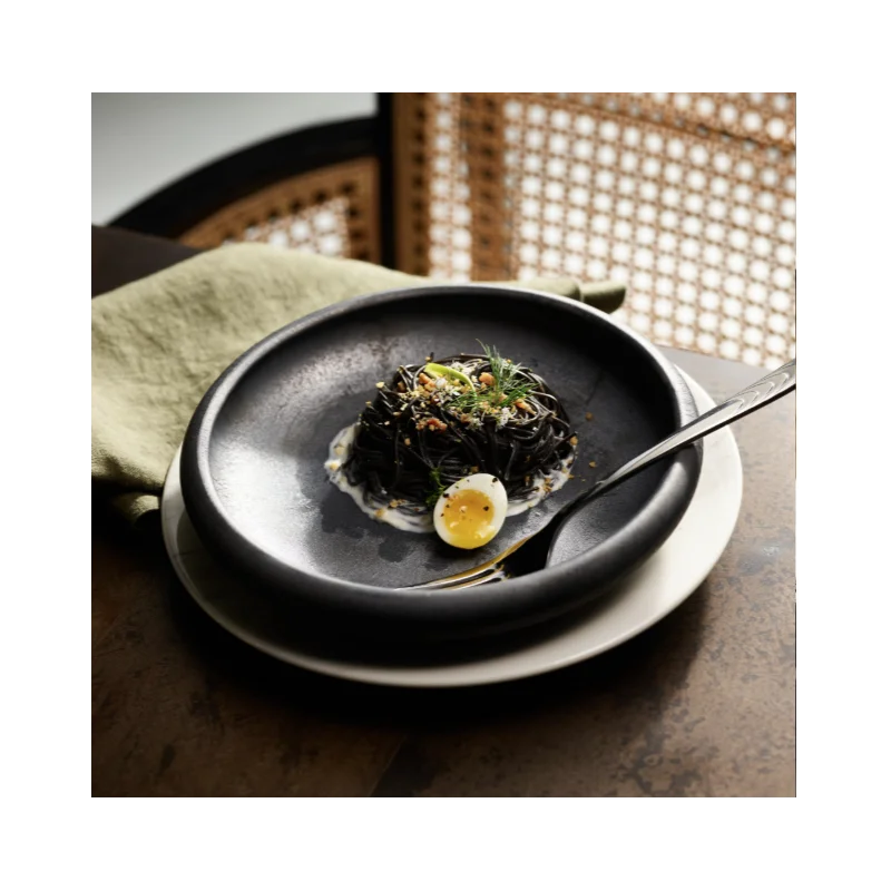 Reserve by Libbey Round Deep Coupe Plate 8-3/4" dia. x 1-5/8"H stoneware Ignea - Case of 12 Reserve by Libbey Round Deep Coupe Plate 8-3/4" dia. x 1-5/8"H stoneware Ignea - Case of 12