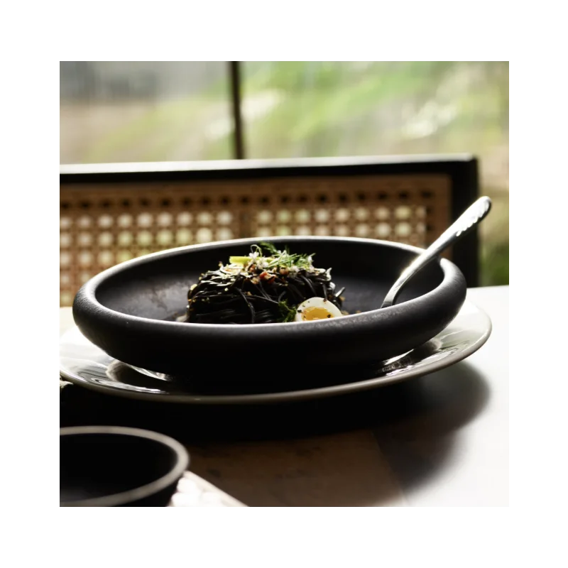 Reserve by Libbey Round Deep Coupe Plate 8-3/4" dia. x 1-5/8"H stoneware Ignea - Case of 12 Reserve by Libbey Round Deep Coupe Plate 8-3/4" dia. x 1-5/8"H stoneware Ignea - Case of 12