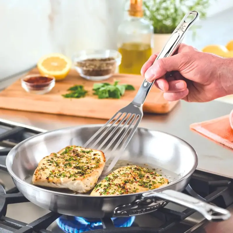 Hestan Stainless Steel Flexible Fish Spatula, 13" Hestan Stainless Steel Flexible Fish Spatula, 13"