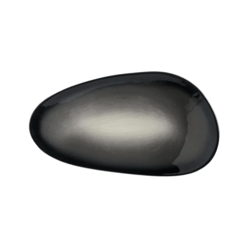 Reserve by Libbey Organic Tray 13-1/2" x 7-1/2" porcelain Obsidian - Case of 12 Reserve by Libbey Organic Tray 13-1/2" x 7-1/2" porcelain Obsidian - Case of 12