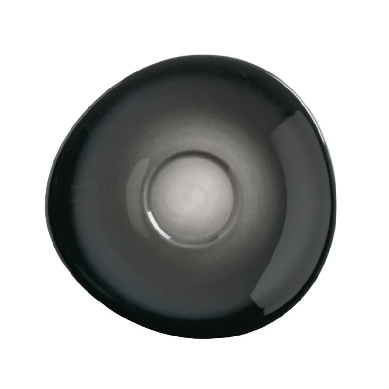 Reserve by Libbey Round Saucer 6-1/4" dia. porcelain Obsidian - Case of 12 Reserve by Libbey Round Saucer 6-1/4" dia. porcelain Obsidian - Case of 12