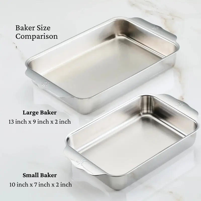 Hestan OvenBond Rectangular Baking Pan 10"x7" - Set of 2 Hestan OvenBond Rectangular Baking Pan 10"x7" - Set of 2