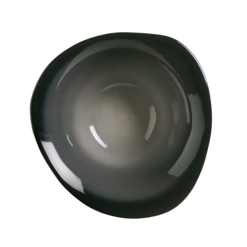 Reserve by Libbey Organic Bowl 7-3/8" x 2"H porcelain Obsidian - Case of 12
