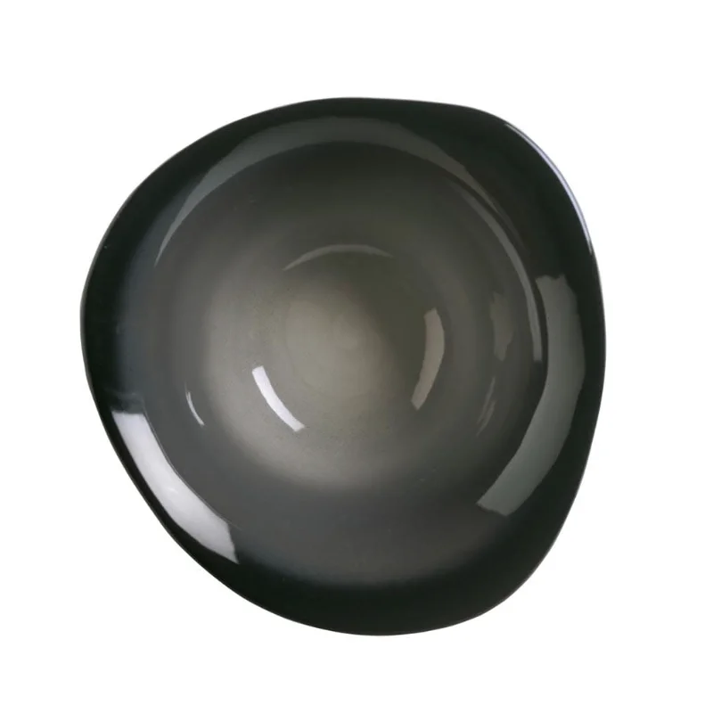 Reserve by Libbey Organic Bowl 6-7/8" x 2-7/8"H porcelain Obsidian - Case of 12