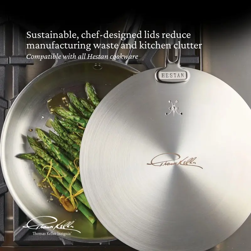 Hestan 32cm/12.5" Universal SS Lid - Set of 2