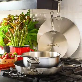 Hestan 32cm/12.5" Universal SS Lid - Set of 2