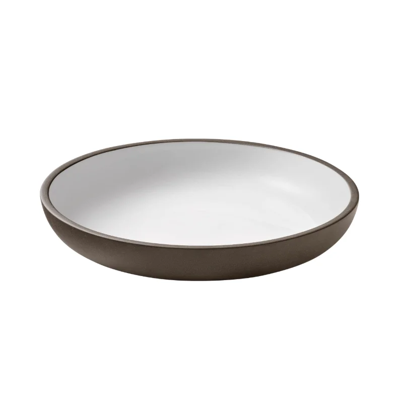 Playground Round Plate 10-1/4” dia. x 1-7/8"H deep coupe 45.7 oz. - White - Case of 6