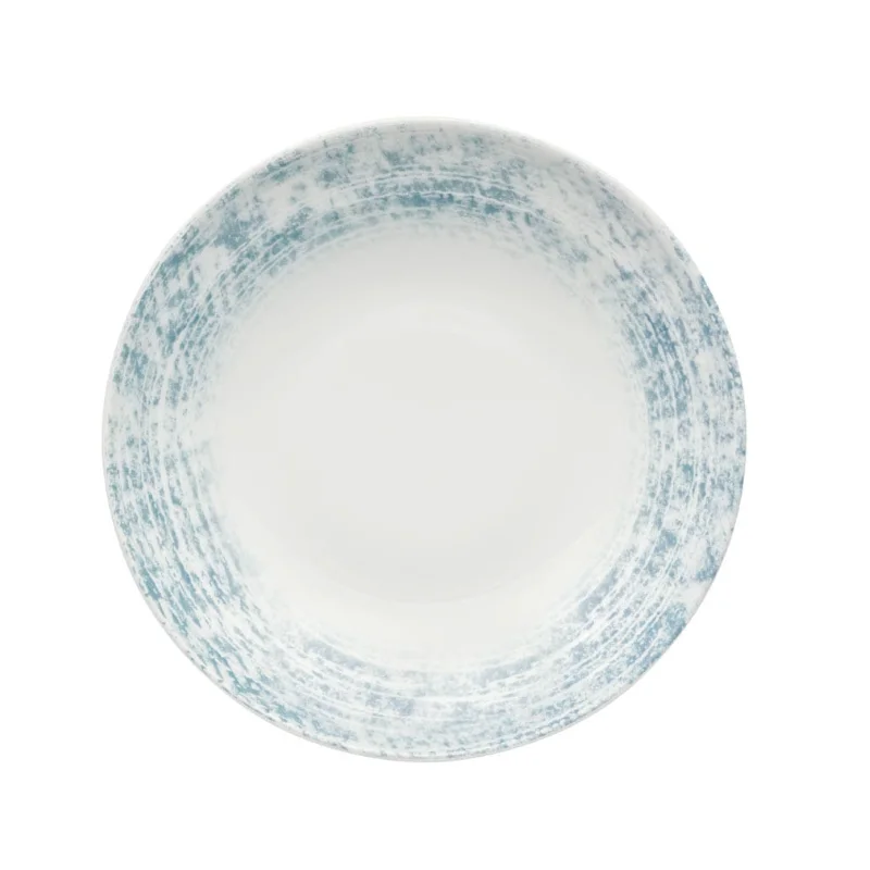 Schonwald Round Plate 8-1/4" - Structure Blue - Case of 6 Schonwald Round Plate 8-1/4" - Structure Blue - Case of 6