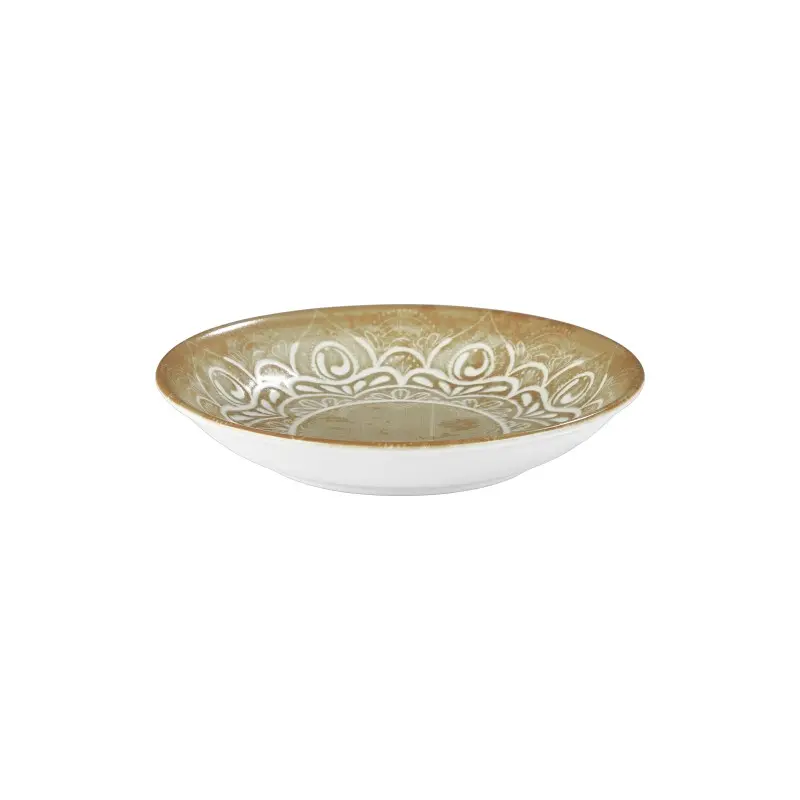 Porline Atelier Purity Dark Collection Extrong Deep Plate 20 cm - Set of 12