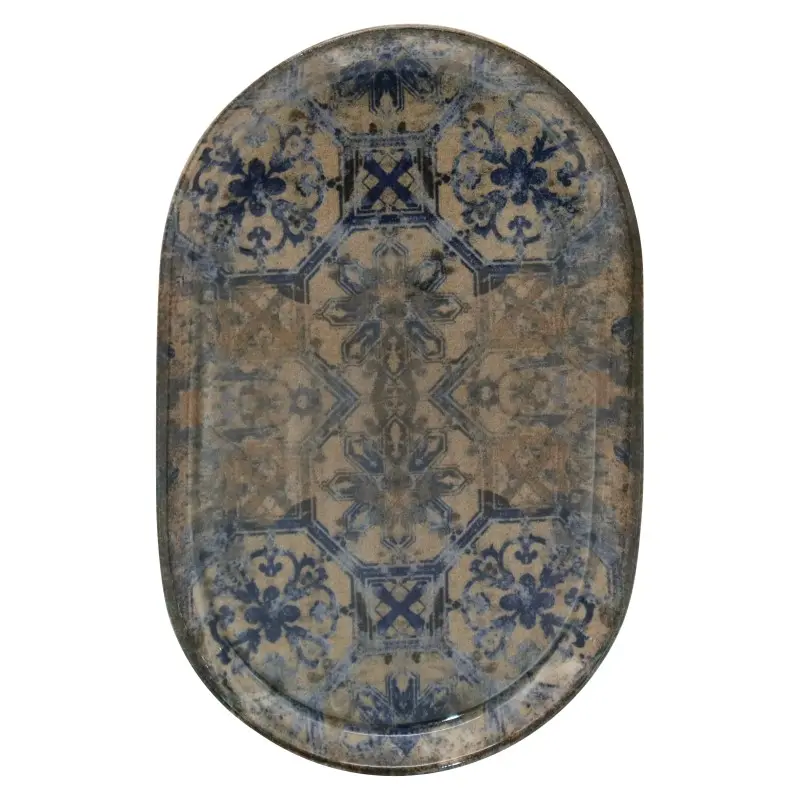 Porline Draven Collection Oval Platter 19 cm - Set of 24