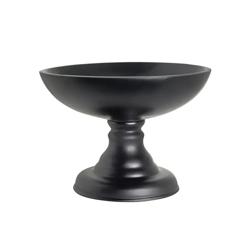 Folio Resin Small Pedestal Bowl Stand 11 3/4 in D x 8 1/2 in H Basalt Folio Resin Small Pedestal Bowl Stand 11 3/4 in D x 8 1/2 in H Basalt