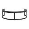 My Glass Studio Nesting Display Risers 13 in x 10 1/4 in x 4 1/8 in Mid Modern Black