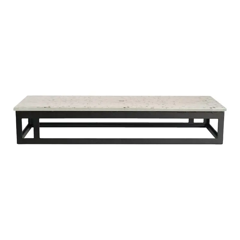 My Glass Studio Rectangular Metal Stand 19 1/2 in x 6 7/8 in x 3 1/4 in Mid Modern Black My Glass Studio Rectangular Metal Stand 19 1/2 in x 6 7/8 in x 3 1/4 in Mid Modern Black