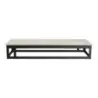 My Glass Studio Rectangular Metal Stand 19 1/2 in x 6 7/8 in x 3 1/4 in Mid Modern Black