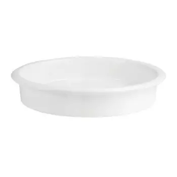Hall China Round Chafing Dish 15 1/8 in x 2 3/4 in (5 1/2 qt) Bright White