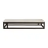 My Glass Studio Rectangular Metal Stand 19 1/2 in x 6 7/8 in x 3 1/4 in Mid Modern Bronze